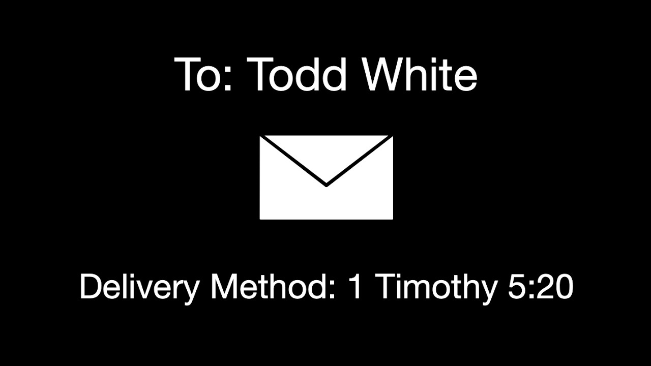 To Todd White, Mike Winger, Julie Roys, and everyone