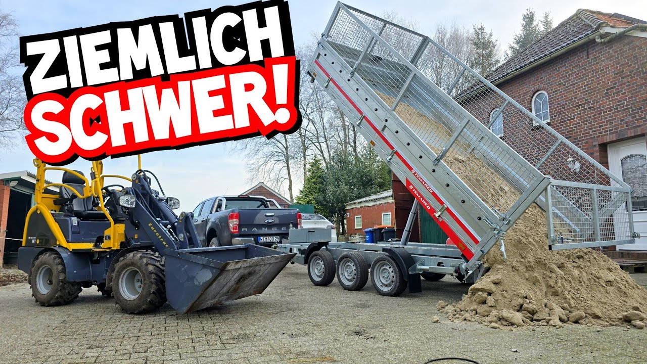 Türen zerstören und Füllsand verarbeiten! | KRASS wie SCHWER SAND ist! | Mr. Moto