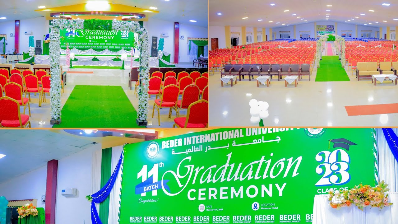 #LIVE: Xafladda Qalin-jabinta Jaamacadda Beder International University