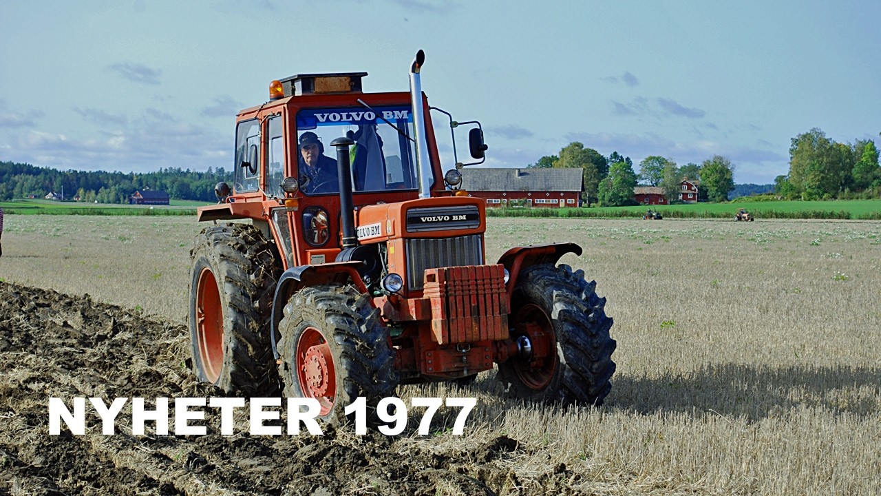 Traktornyheter från 1977 - större och effektivare - uppfinningar