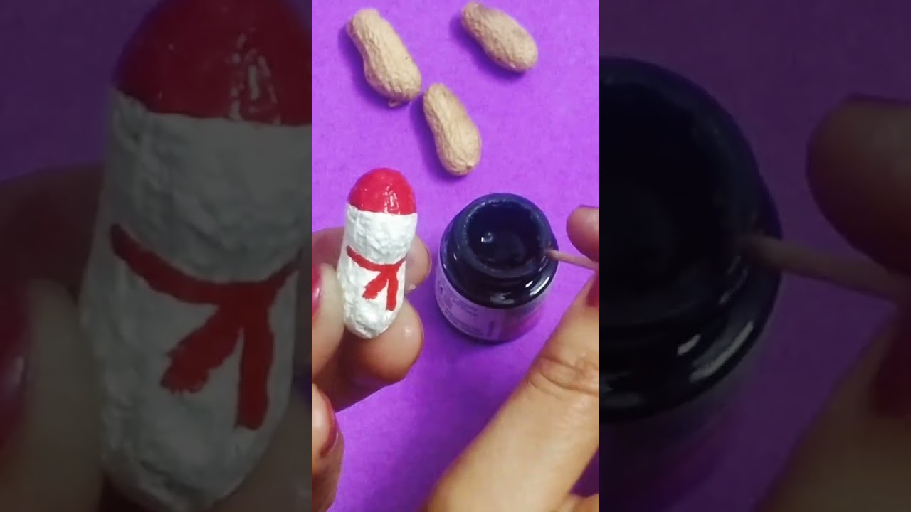 amazing craft with peanut#shorts#peanuts#artwork#craft #youtubeshorts
