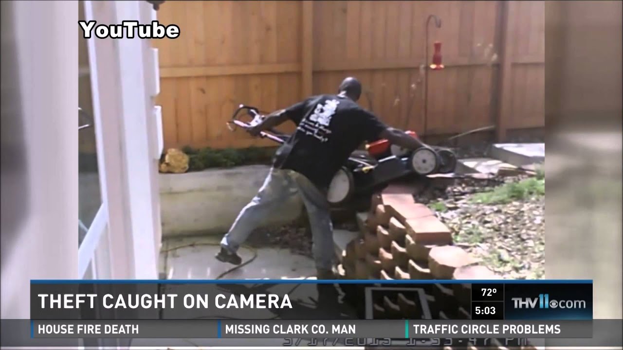 KTHV 11 Brazen Theft Caught On Camera