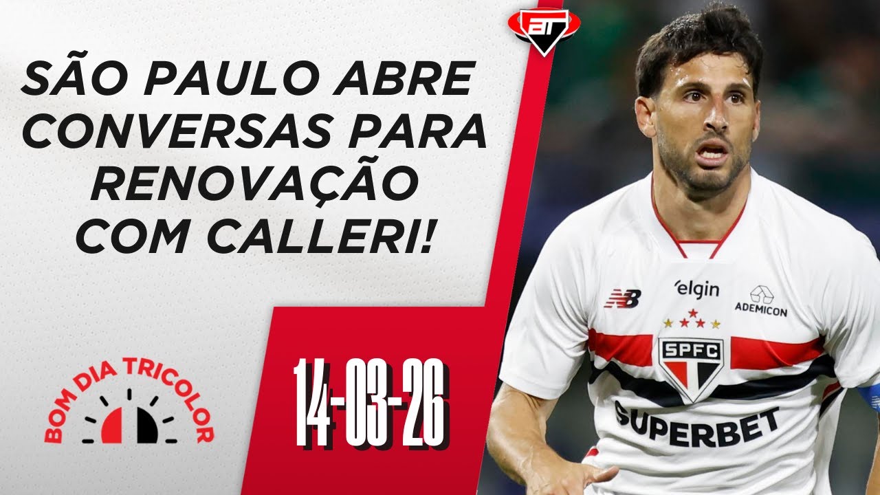 São Paulo abre negociações para renovar com Calleri | Bom Dia Tricolor