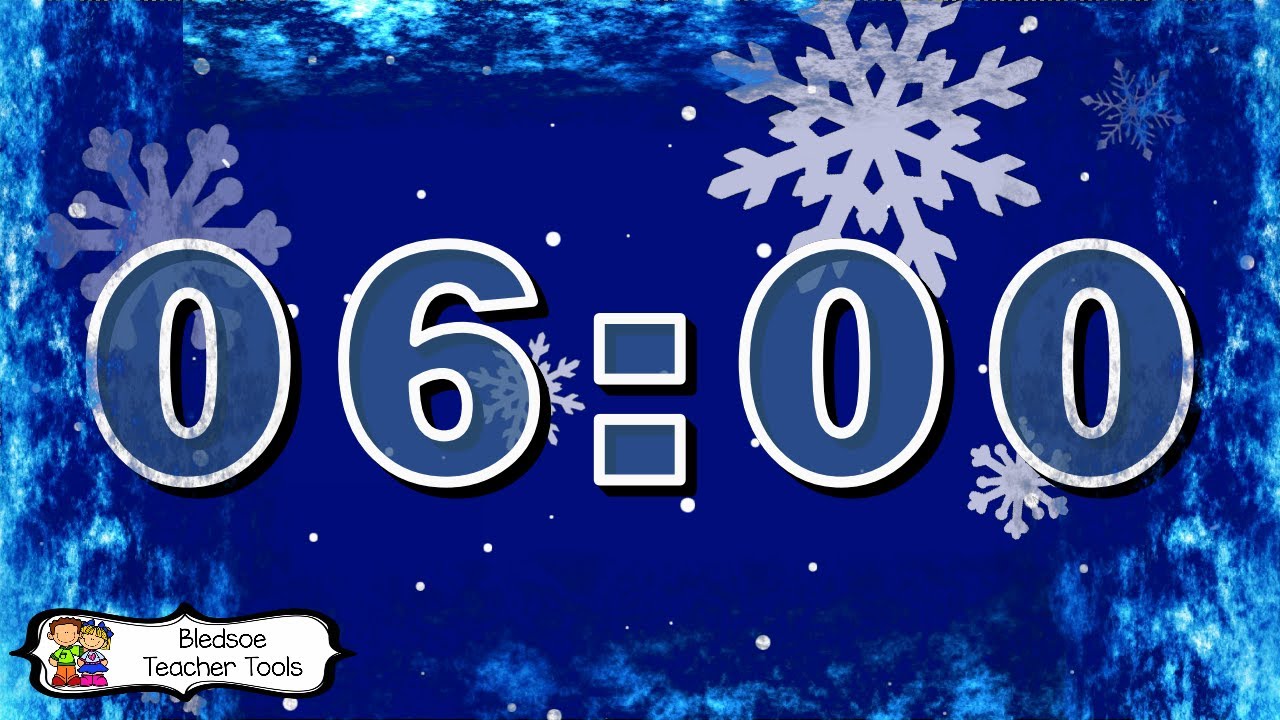 6 Minutes Winter Snow Timer w Music