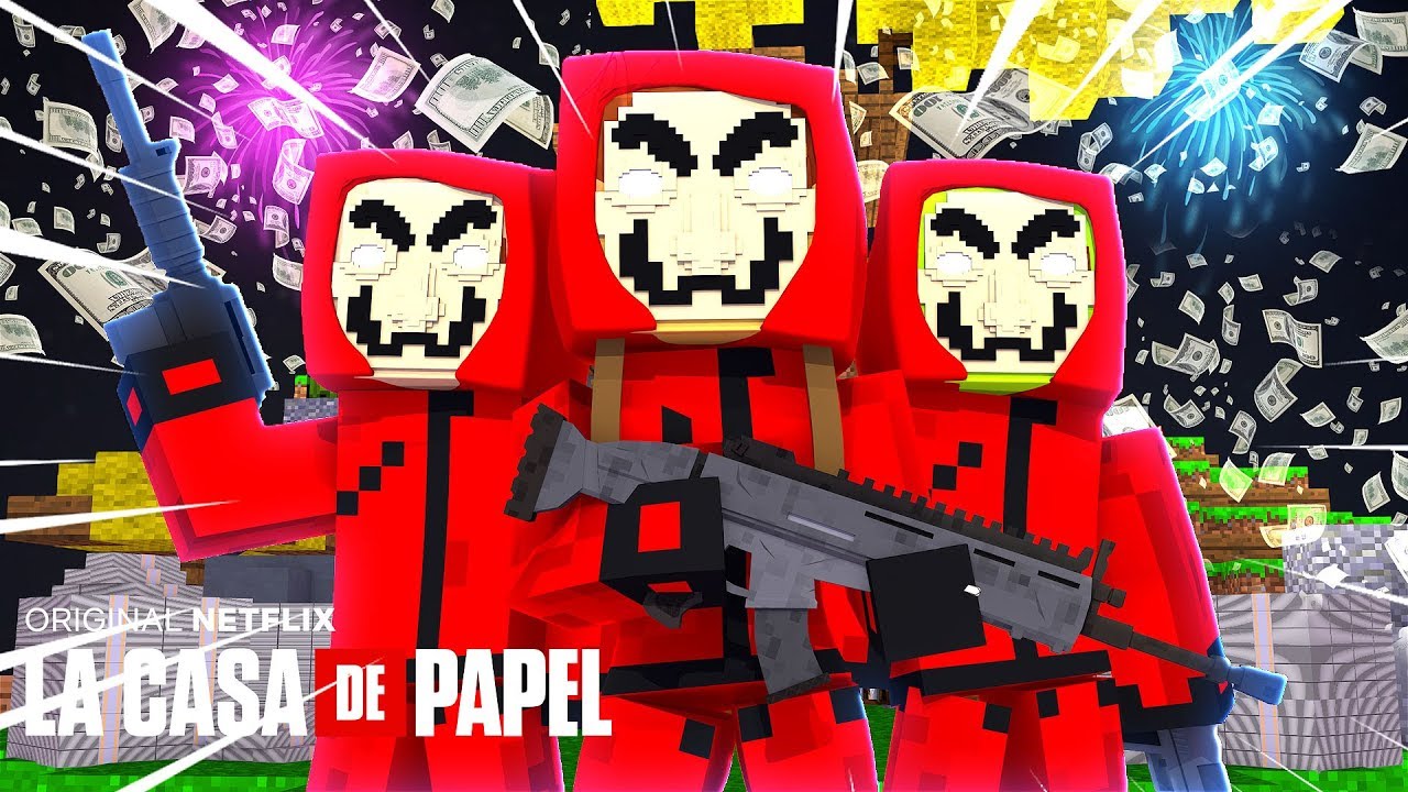 LA CASA DE PAPEL ASSALTOU O MINECRAFT! - BEDWARS &lsaquo; Juw &rsaquo;