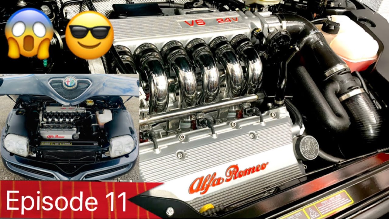Alfa Romeo GTV 3.0 V6 engine bay restoration finally completed!!