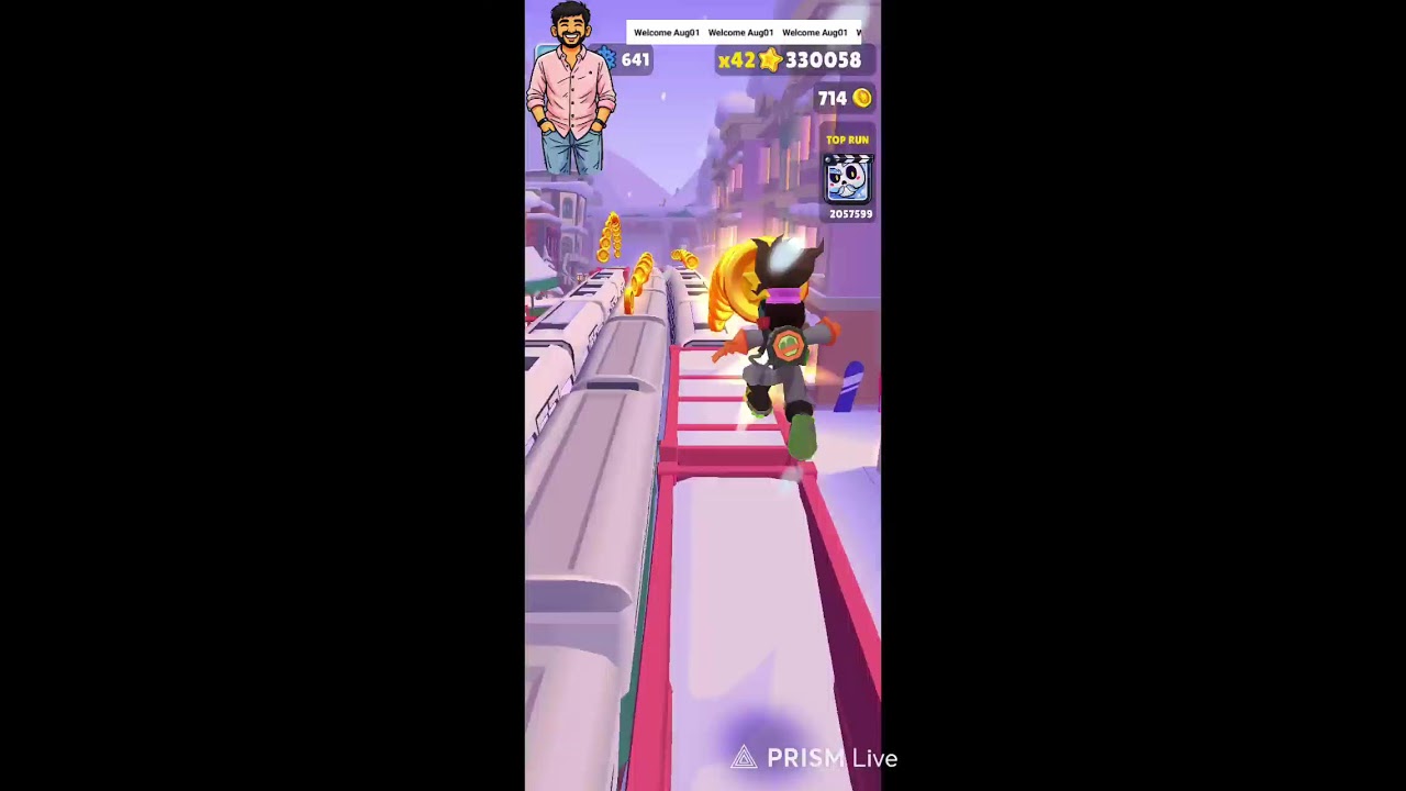 Live streaming Subway surfers gameplay on Aug01 live #subwaysurfers #live #gaming #livechat