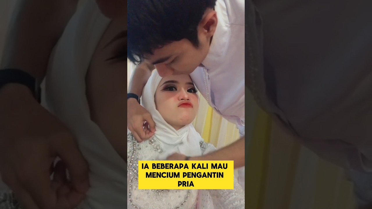 momen romantis ketika pengantin wanita tidak sabar untuk malam pertama ‼️#romantis #nikah #manten