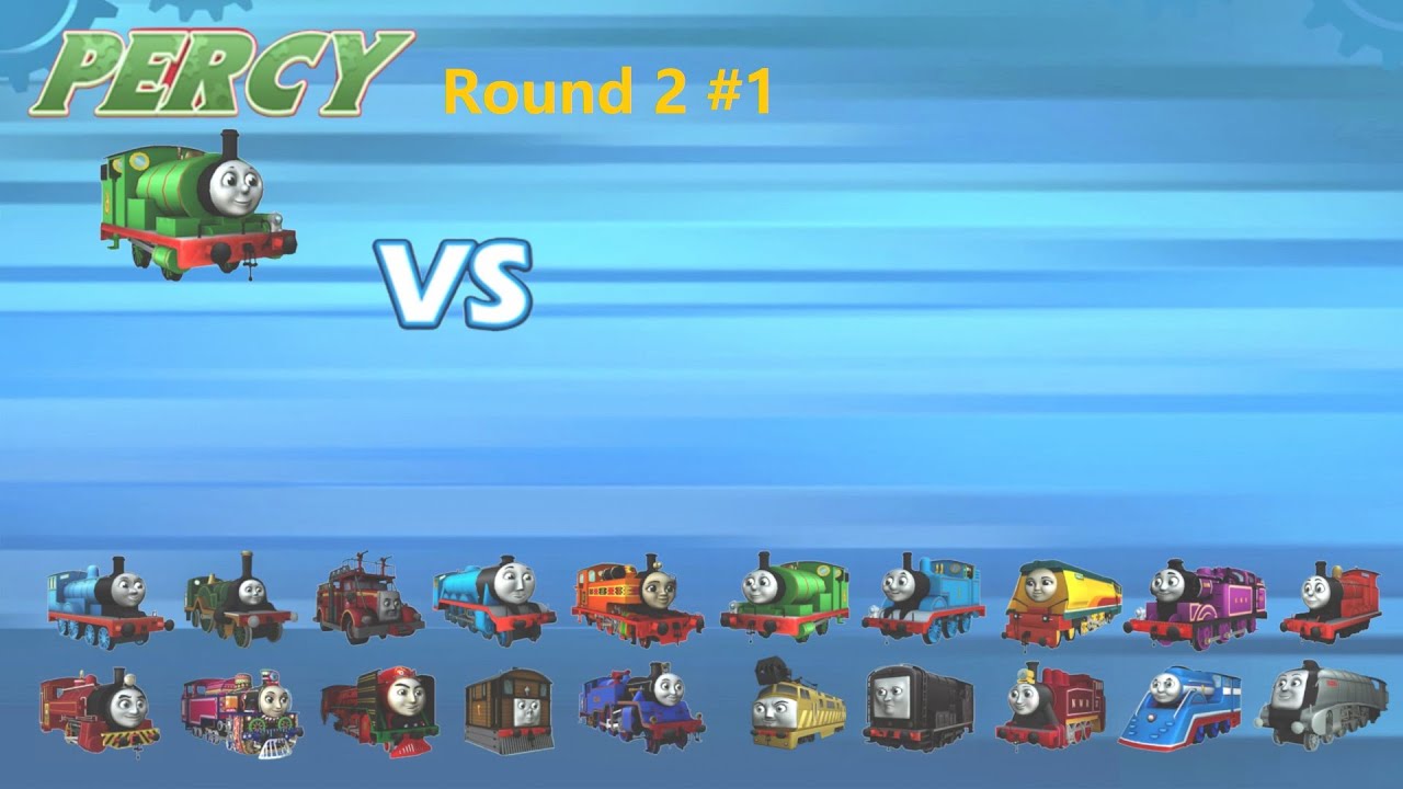 Superstar Racer Percy Challenge #1 Two Players - Thomas/James/Emily/Toby/Nia - Round 2