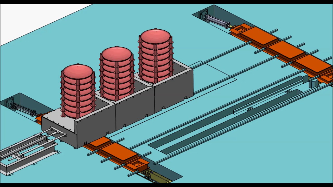 WALKING BEAM ARRANGEMENT
