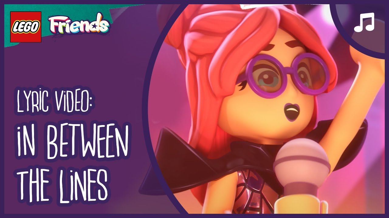 IN BETWEEN THE LINES🎤🎸🎶❤️🎉 | #LyricVideo | LEGO® Friends: The Next Chapter