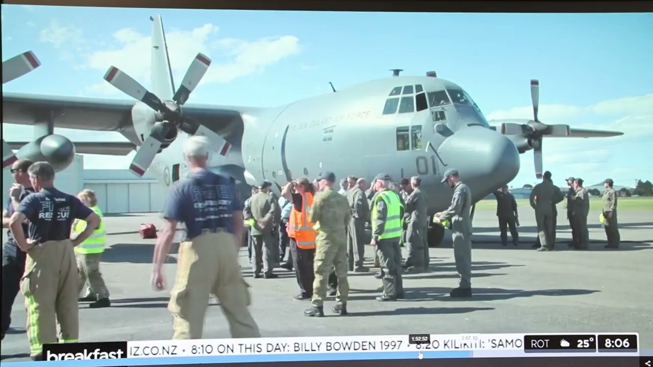 TVNZ Breakfast Hercules coverage