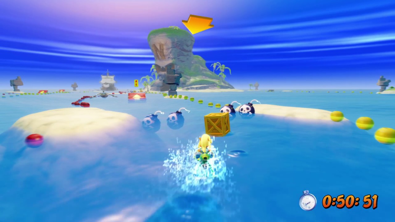 Crash Bandicoot N. Sane Trilogy: Makin' Waves (Time Trial - Platinum Relic)