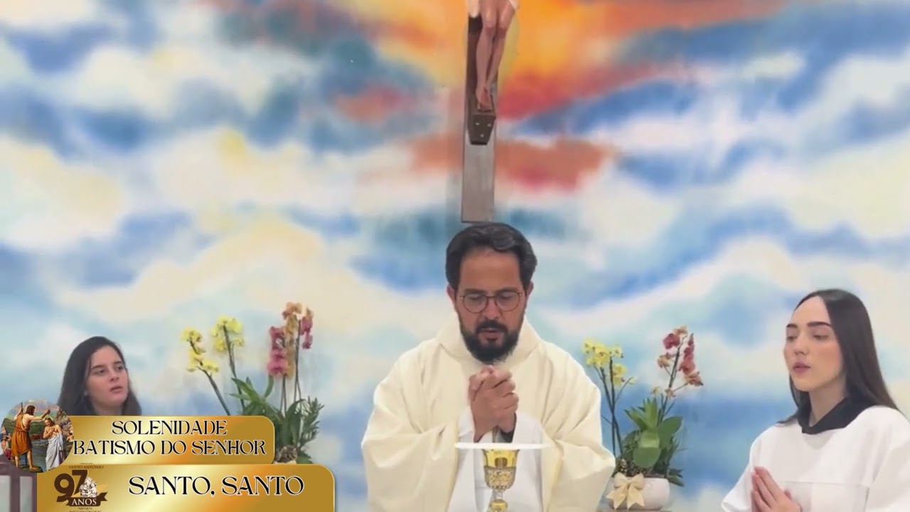 Santo, Santo, Senhor Deus do Universo, o Céu e a Terra proclamam vossa Glória 🙌🏻