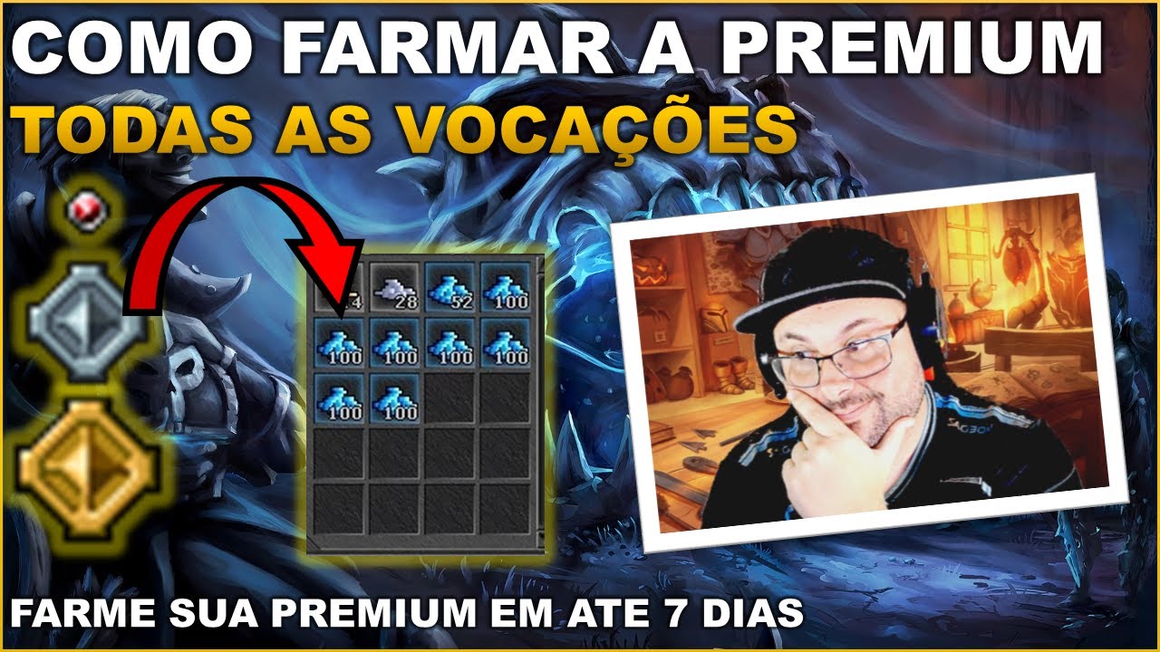 COMO FARMAR A PREMIUM NO TIBIA EM ATE 7 DIAS