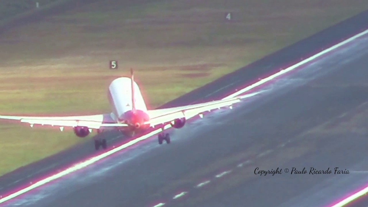 THE MOST IMPRESSIVE landing in MADEIRA