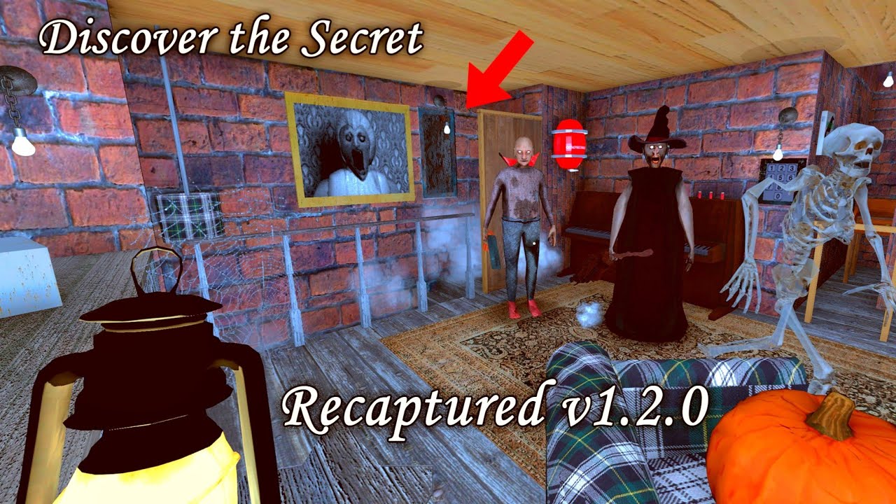 What is the SECRET Behind the Slendrina's Mom Painting In Granny Recaptured v1.2.0 OFFICIAL Updated!