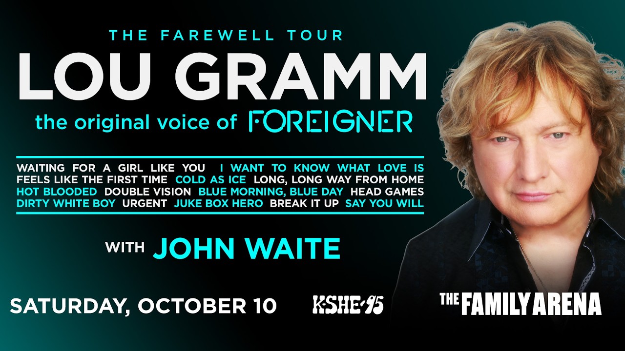 Lou Gramm of Foreigner at The Family Arena - Farewell Tour (10.10.26)