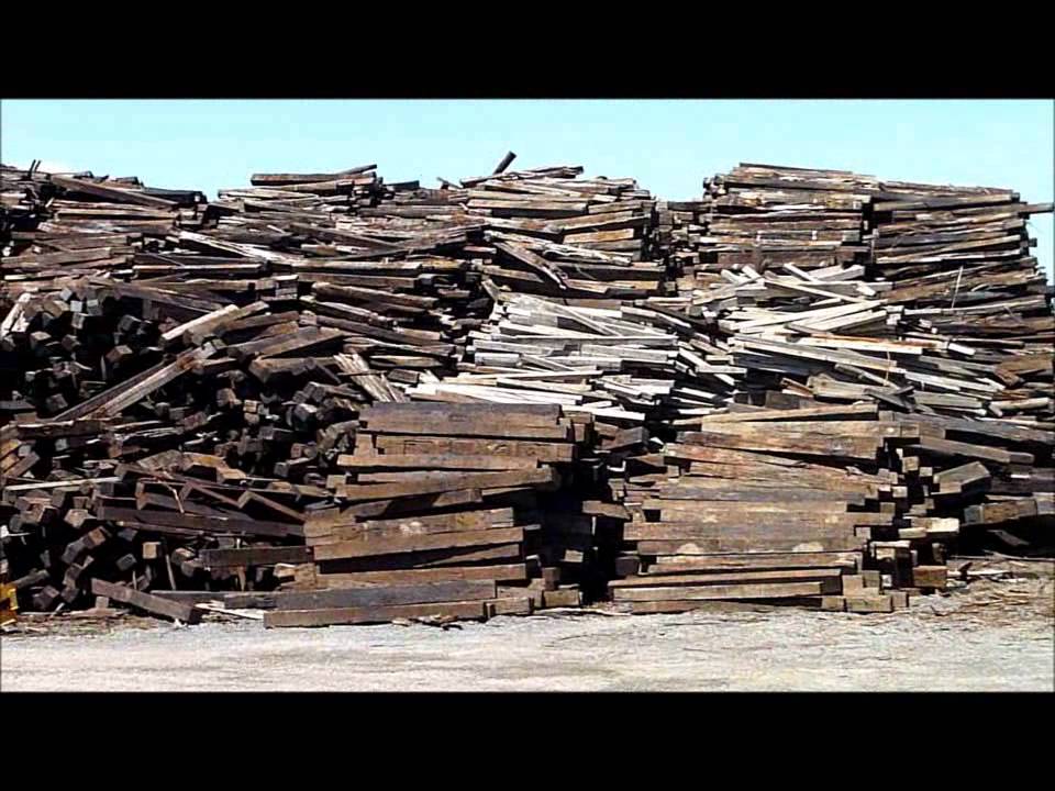 Railway Tie Recycling Plant.
