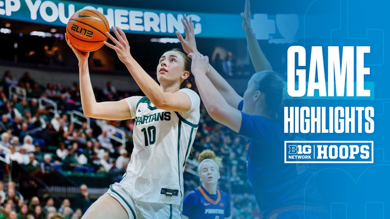 Illinois at Michigan State | HIGHLIGHTS | Big Ten Women's Basketball | 1/4/2026