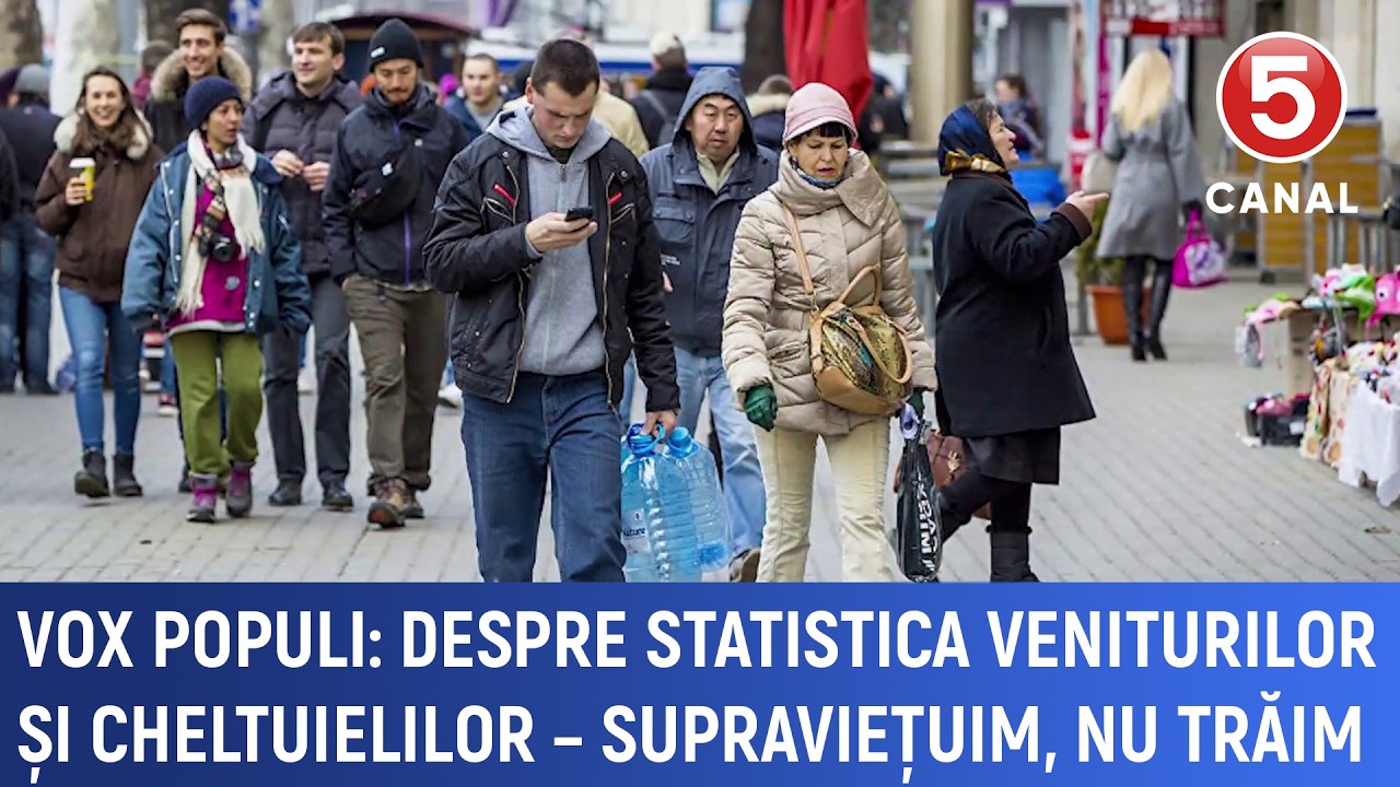 Vox populi: Statistica veniturilor și cheltuielilor – supraviețuim, nu trăim