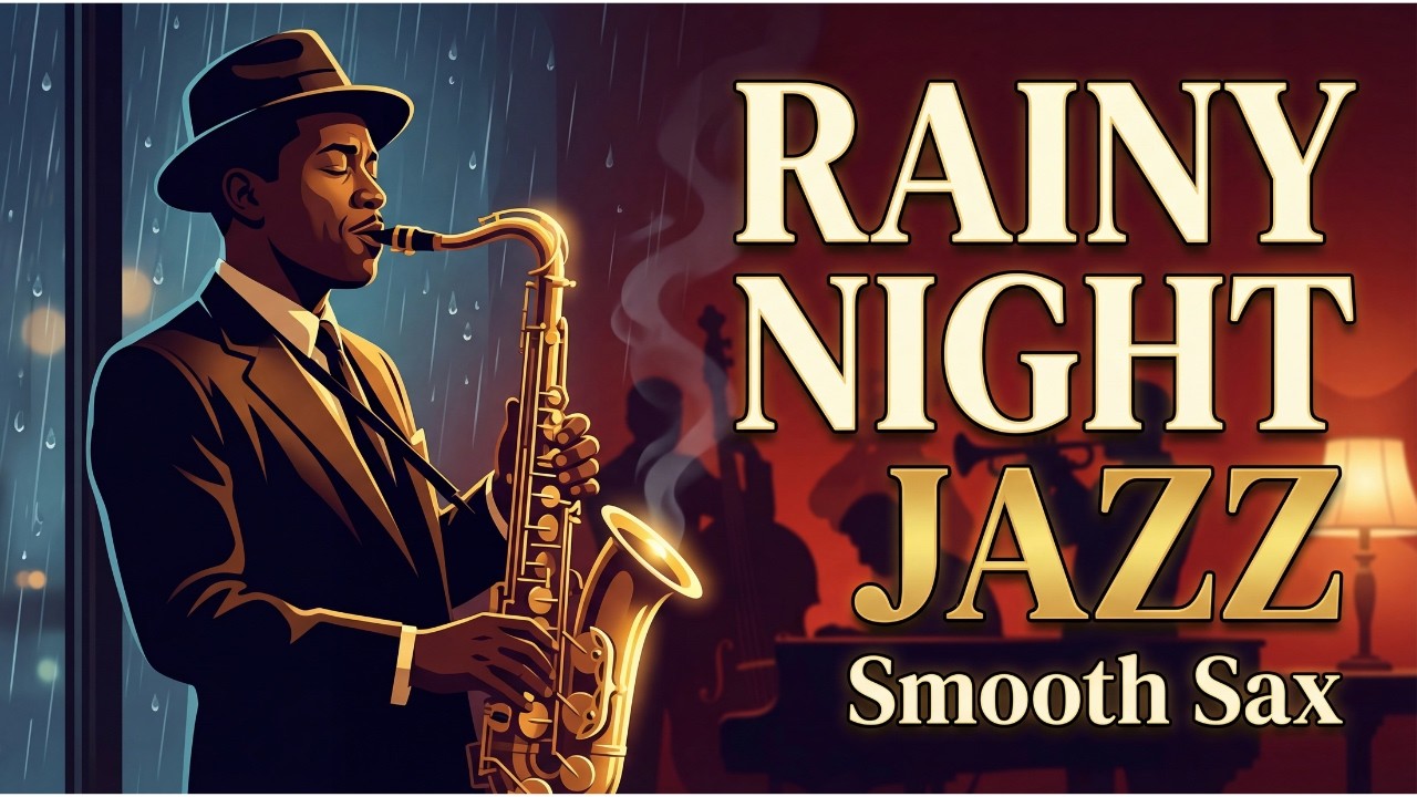 Miles Davis, John Coltrane, Chet Baker Midnight Jazz   Smooth Sax & Rainy Night Ambience