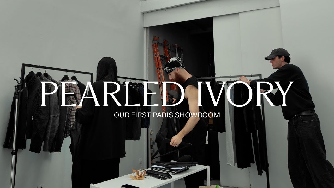 Pearled Ivory: Paris Fashion Week Showroom