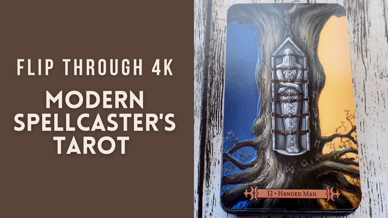 Modern Spellcaster's Tarot Flip Through 4K
