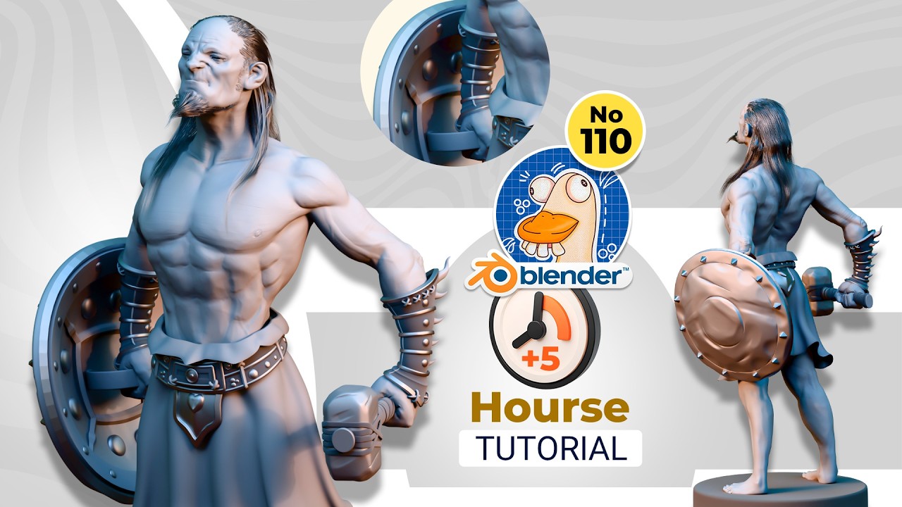 Master 3d Sculpting In Blender: A Step-by-step Character Creation Tutorial!