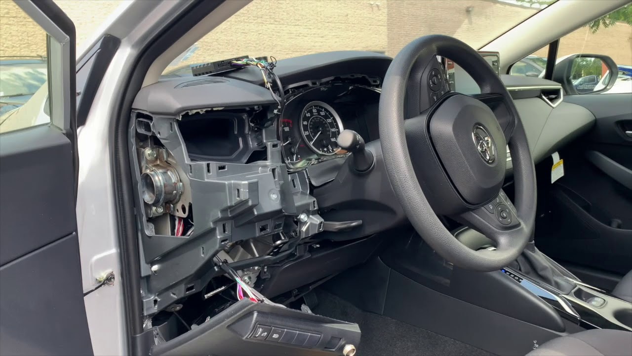 2020 Toyota Corolla   GPS Tracking Install w: Driver ID