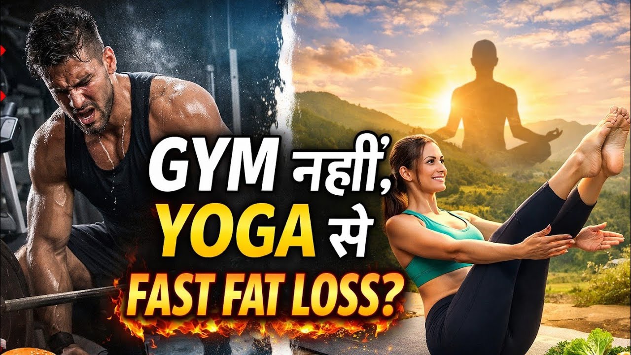 Diet नहीं, बस ये Yoga Routine – Fat अपने आप Burn होगा! (Science Explained)
