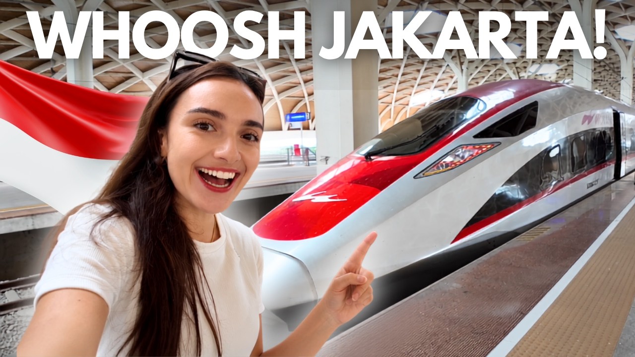 СКОРОСТНОЙ ПОЕЗД ПЕРВОГО КЛАССА из Джакарты в Бандунг &mdash; WHOOSH 🇮🇩💨