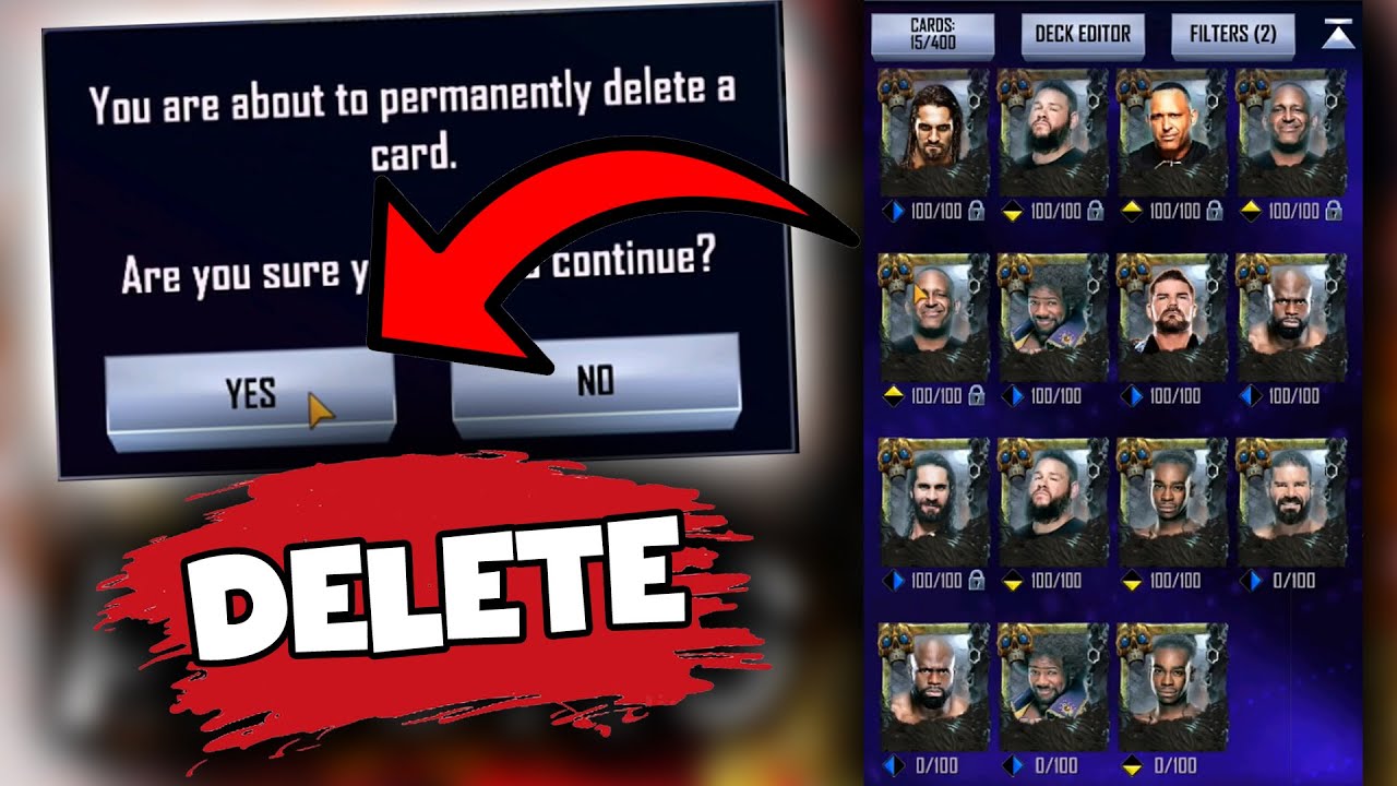 DELETING WRESTLEMANIA 37 CARDS OUT OF ANGER... WWE SUPERCARD S7