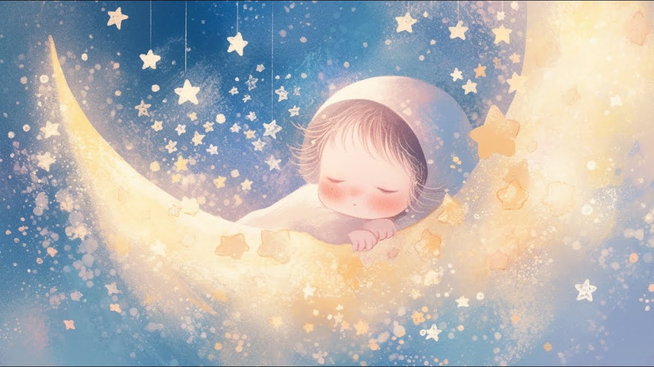 【Instant Sleep】Dreamy Lullaby on the Moon: A Magical Journey to the Starry Sky.