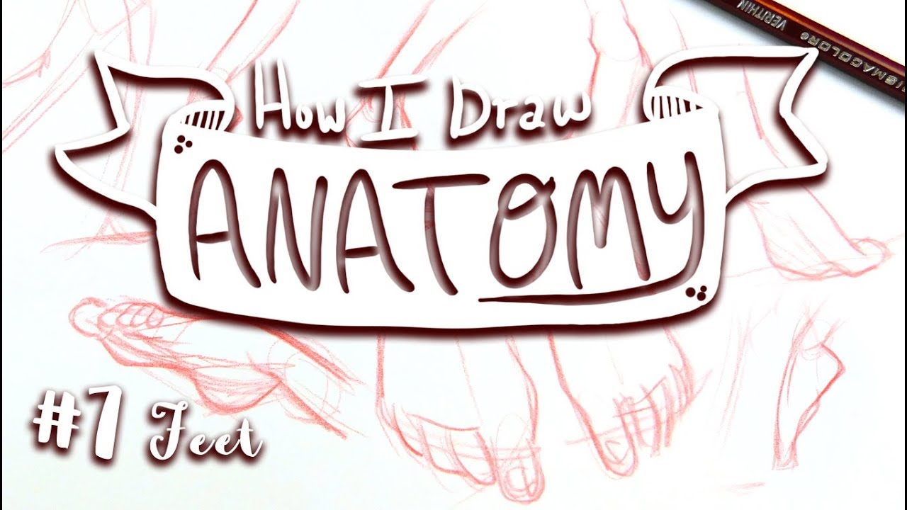 How I Draw ANATOMY #7 - Feet - MissKerrieJ -