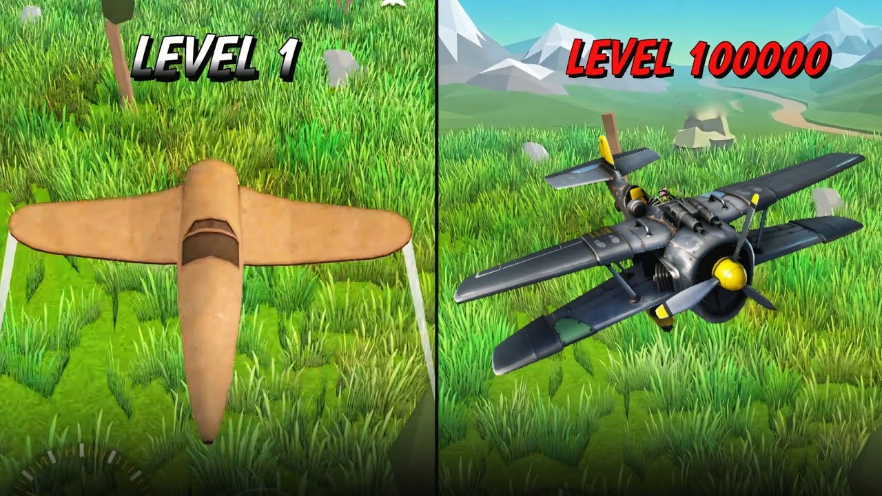 UPGRADING PAPER PLANE TO GIANT PLANE 1000 TIMES !