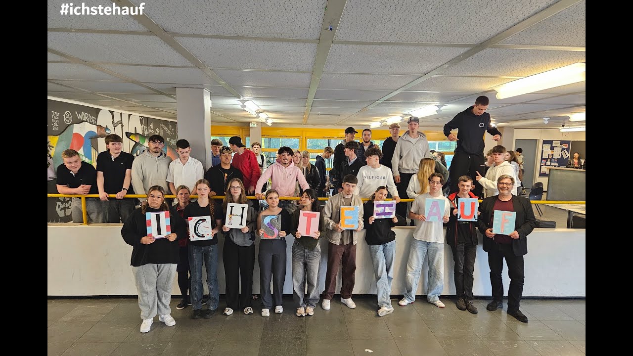 Unser Beitrag zu der Projekt-Initiative #ichstehauf