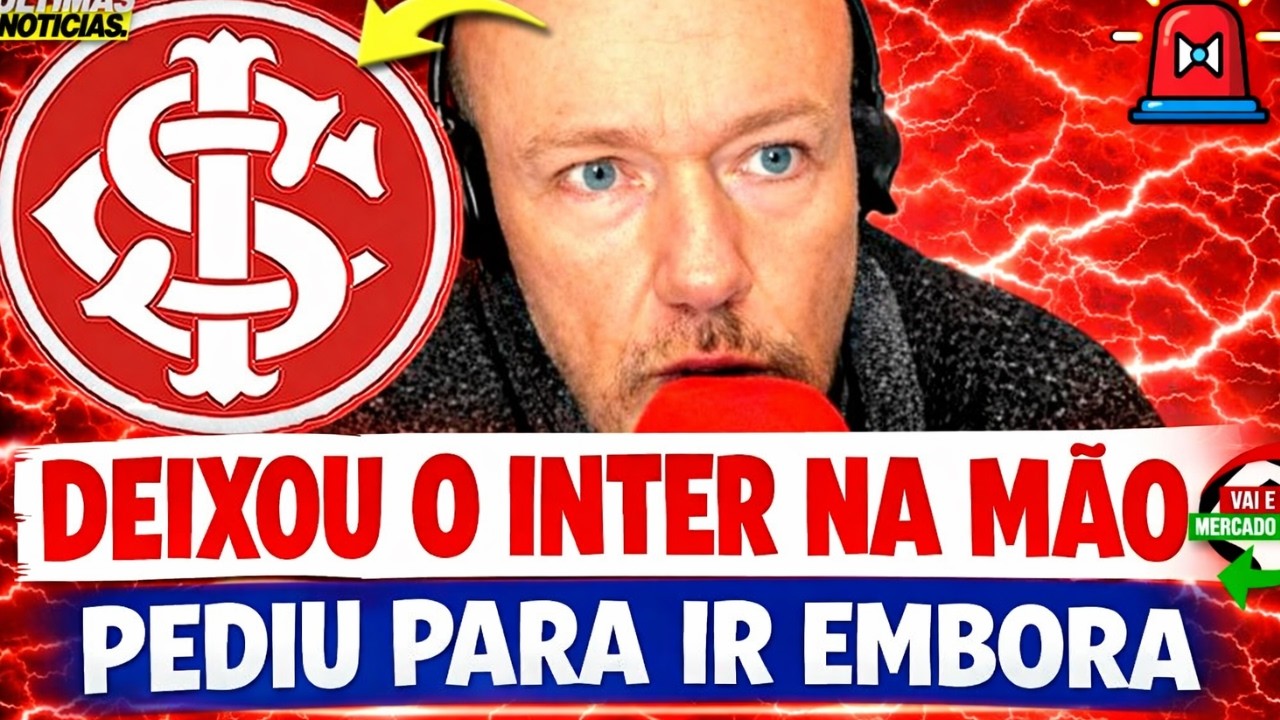 URGENTE, AT&Eacute; J&Aacute; SE DESPEDIU ! JOGADOR DESCARTA INTER E D&Aacute; ADEUS AO CLUBE ! ULTIMAS NOT&Iacute;CIAS DO INTER