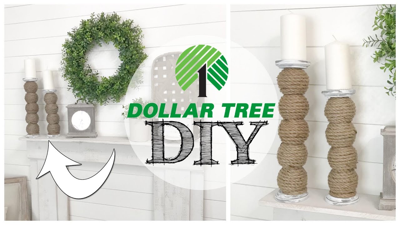 High-End $1 DOLLAR TREE DIY! | Candle Holders! | DOLLAR TREE DIY