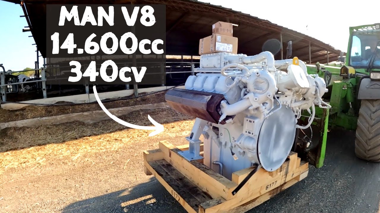 Заменяем двигатель биогазовой установки