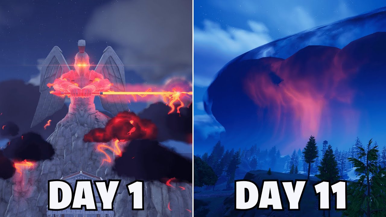 Full Timelapse of The Sandstorm Rising in Fortnite Season 2 Chapter 5
