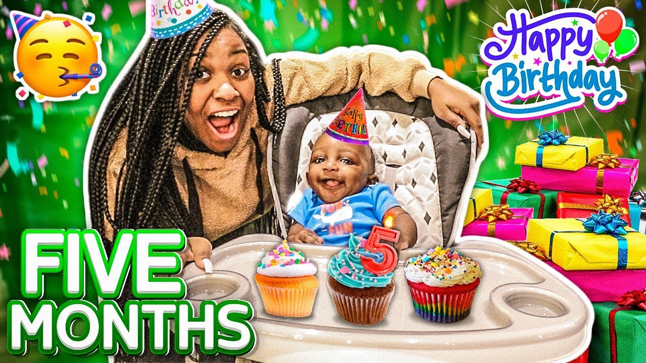 BABY KASEN 5 MONTHS BIRTHDAY PARTY!  | VLOGMAS DAY 19