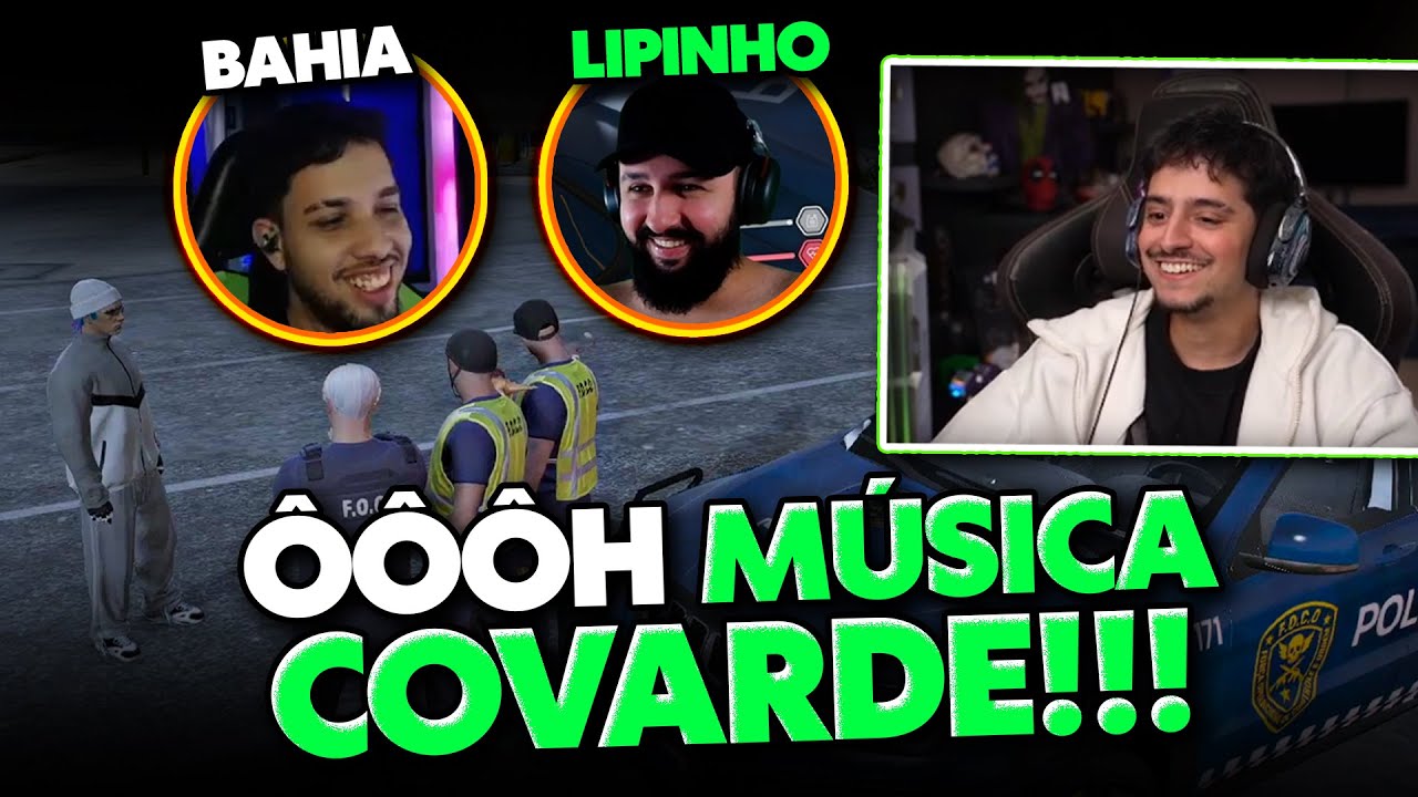 REAÇÃO DO CORINGA COM A MÚSICA DO BAHIA E LIPINHO!! GTA V