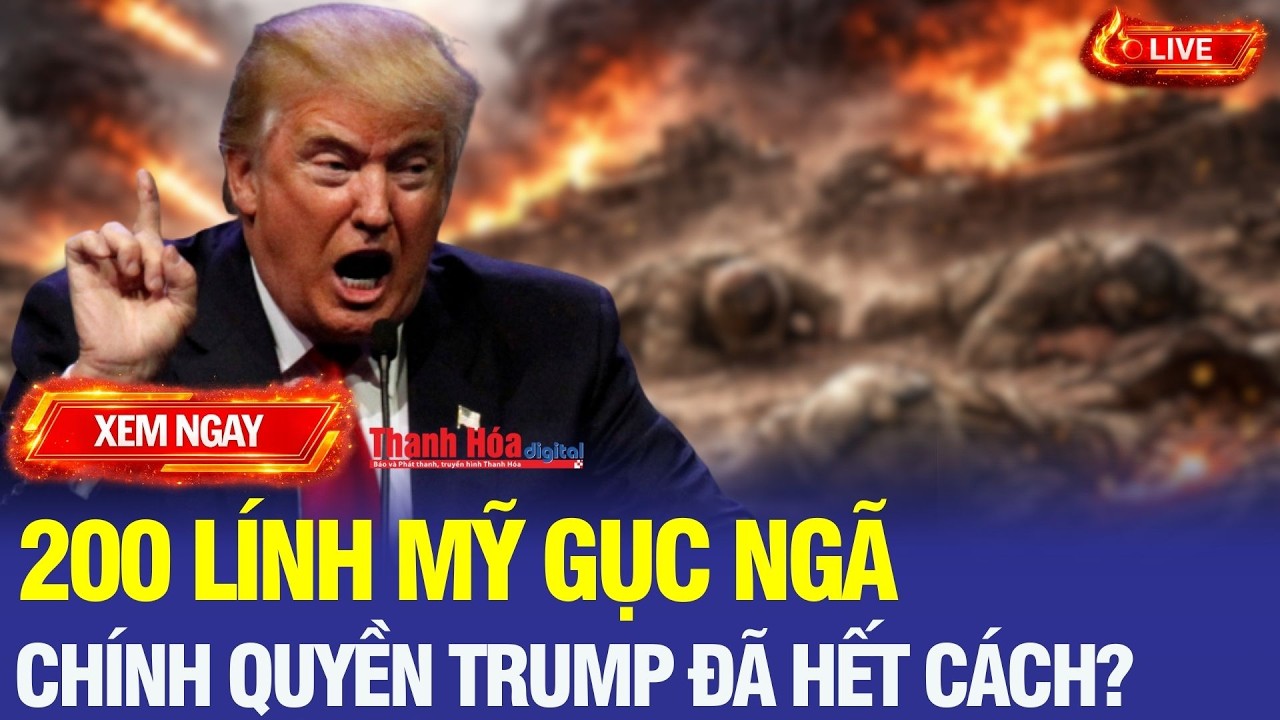 🔴Nước Mỹ Chấn Động: 200 binh sĩ Mỹ gục ngã - Chính quyền Ông Trump bất ngờ về Iran?