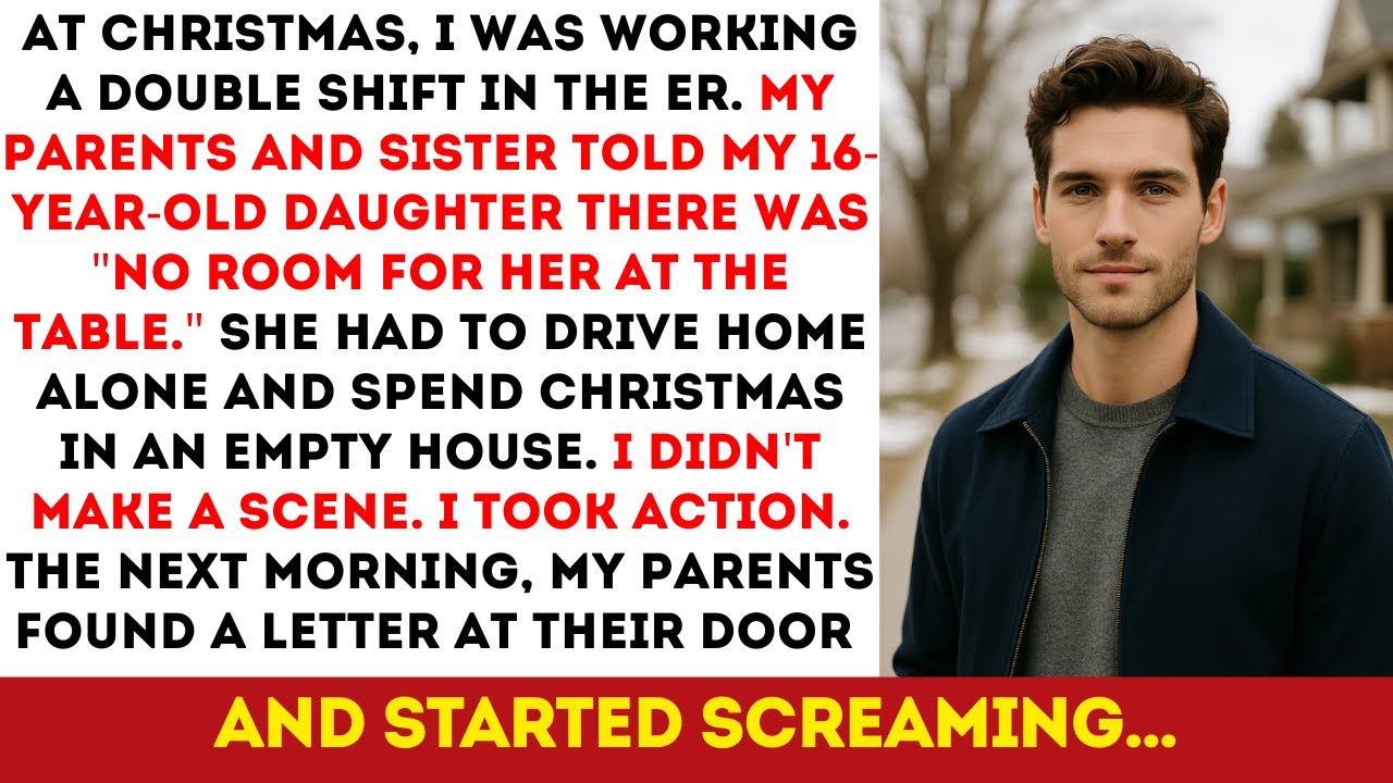 At Christmas, My Family Banned My Daughter From the Table Saying ‘No Room ’ I Took Action