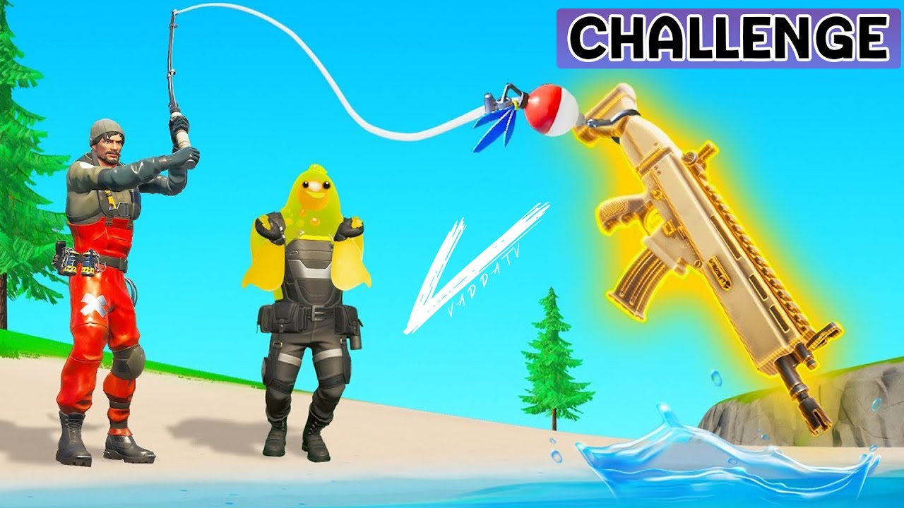 Sfida Vetëm Me Lootin E Peshqëve !! (Fortnite Shqip) - VaddaTv