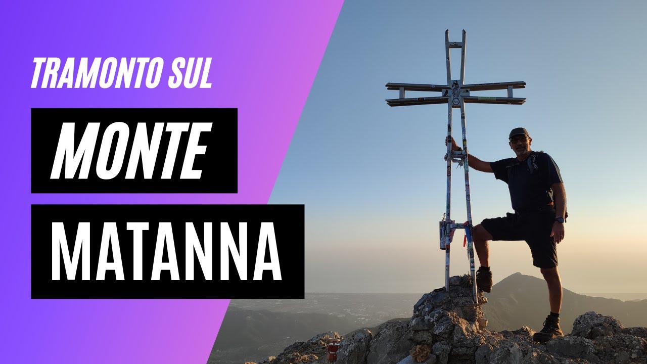 Tramonto sul Monte Matanna 1.317 m - Alpi Apuane