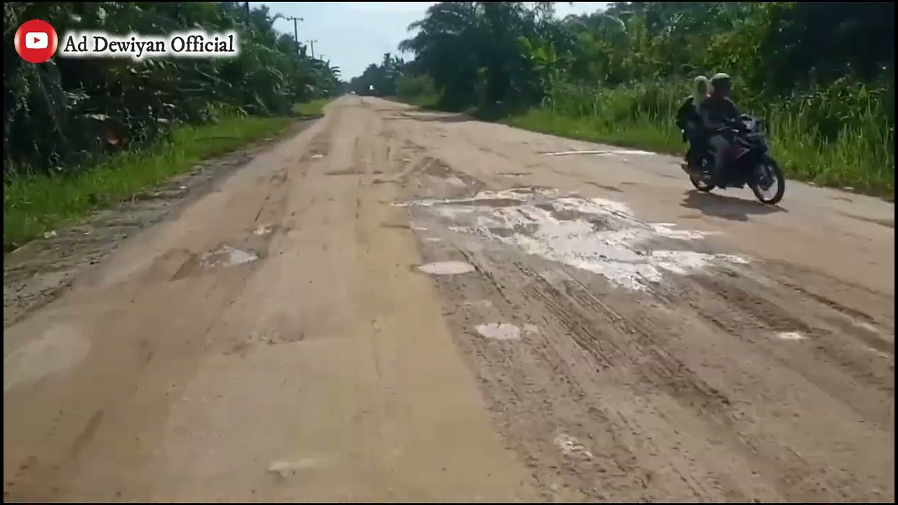 Ruas jalan lintas kecamatan enok. indragiri hilir (Team sprinter tembilahan)
