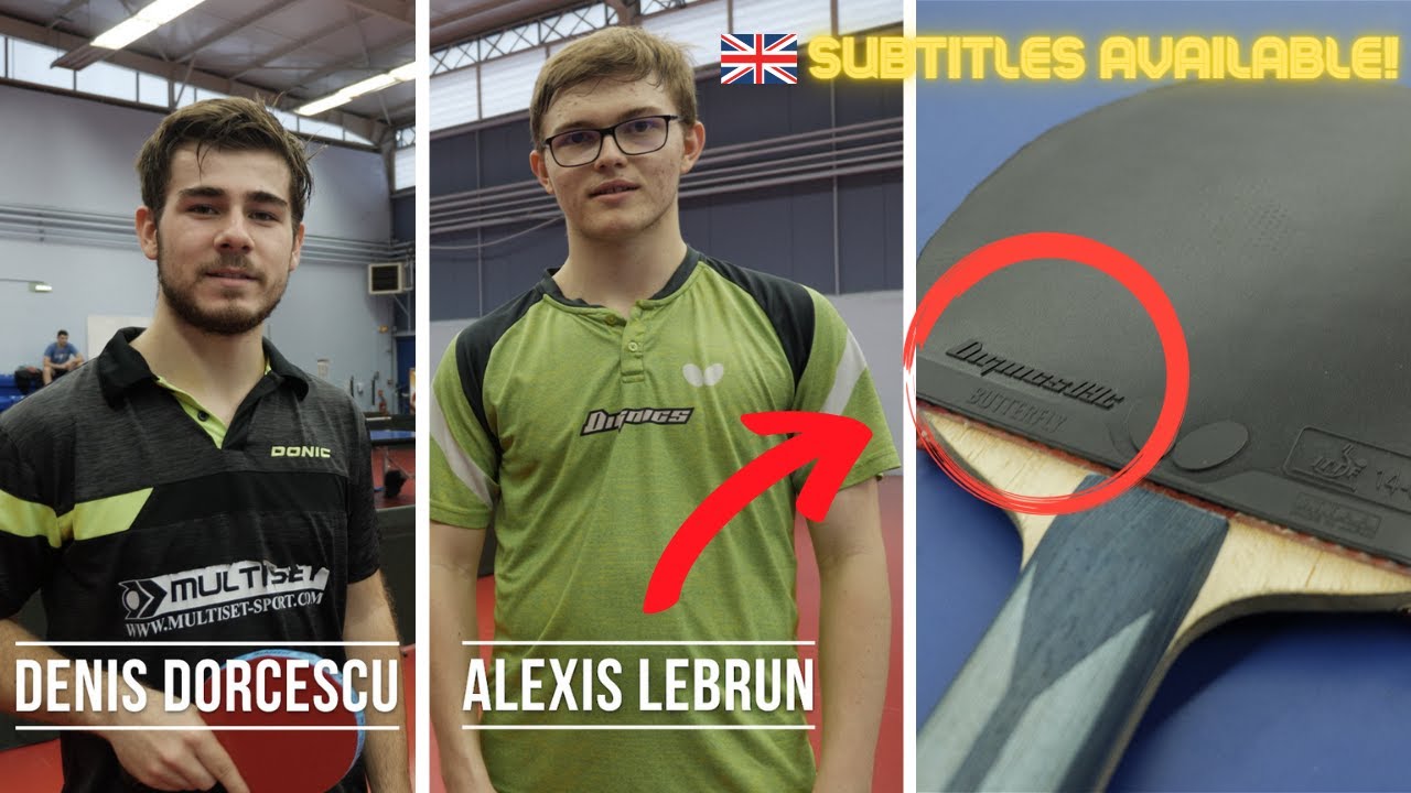 La raquette d'Alexis Lebrun et de Denis Dorcescu 🏓 Avec quoi tu joues? #2