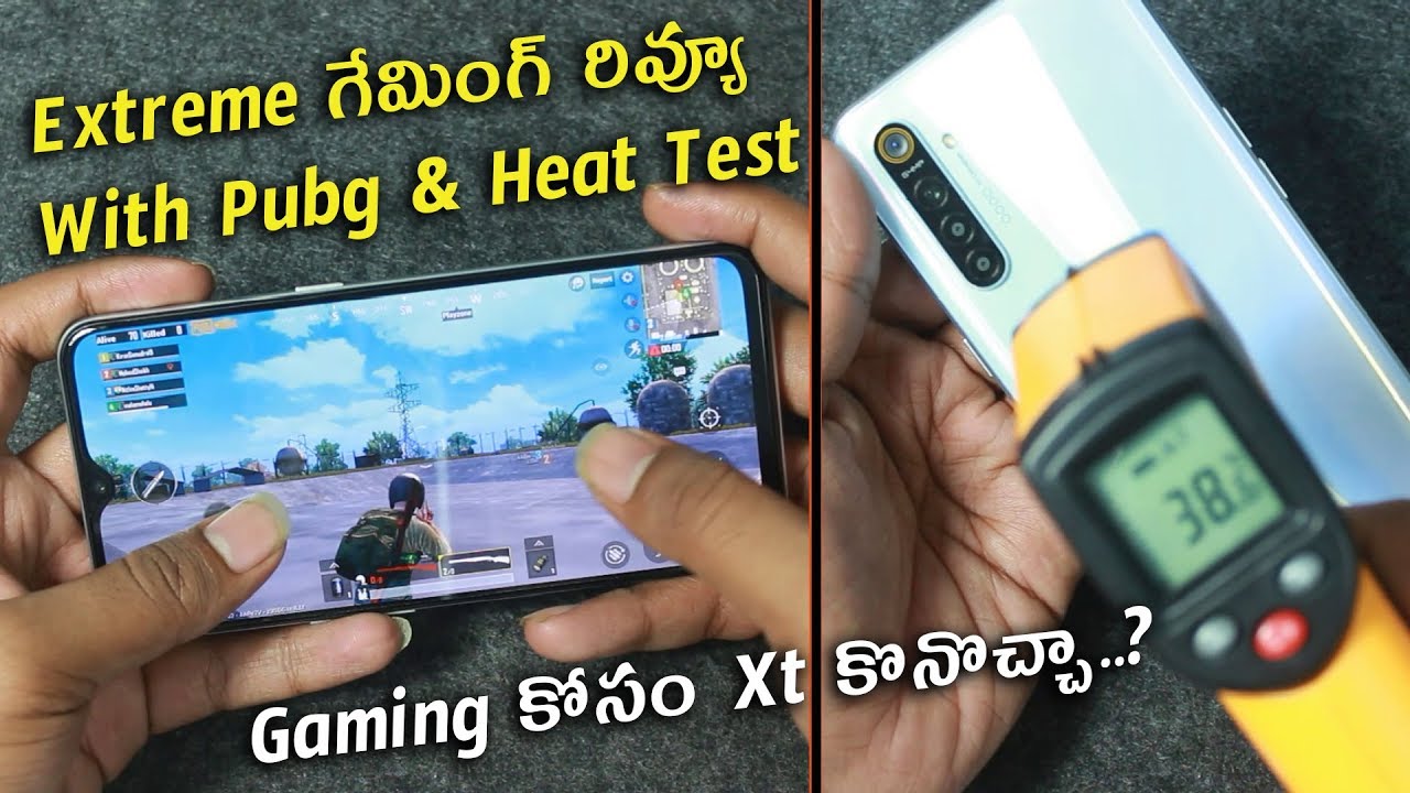 Realme Xt Gaming Review - PUBG Test & Heating Test || In Telugu